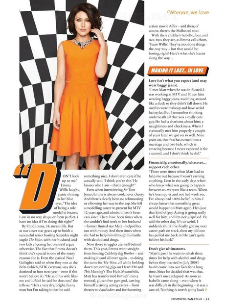Emma Willis For Cosmopolitan Magazine, UK, May 2014