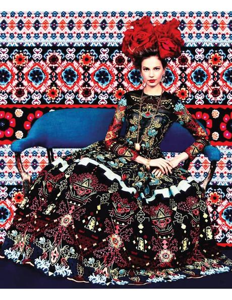 Elisabeth Erm For Harpers Bazaar Magazine, Mexico, April 2014