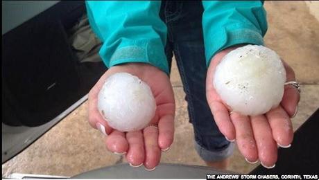 Tremendous storm in Denton TX