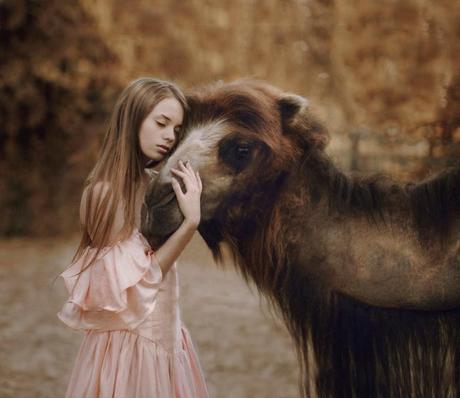 Stunning Portraits With Real Animals By Katerina Plotnikova