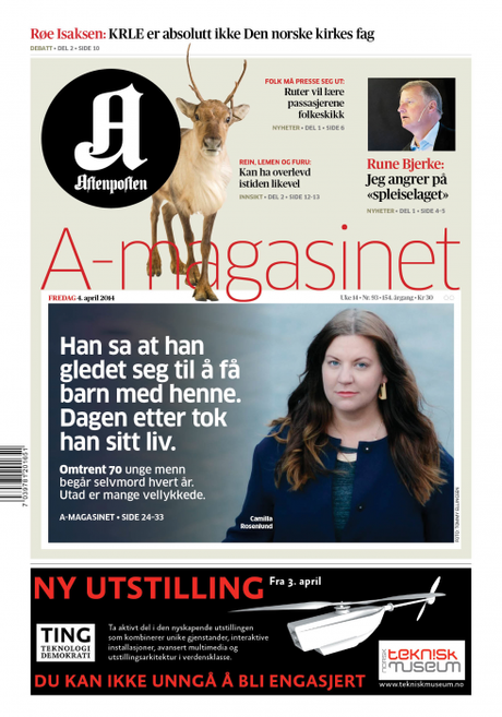 Aftenposten rethink one week later: and the readers like it!