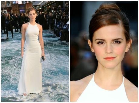 Emma Watson's Best Makeup Look at London premiere of her film Noah in April, 2014