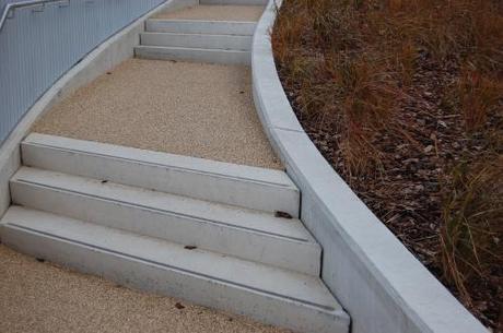 Aquatic Centre Landscape, Stratford - Fair Faced Concrete Steps