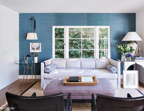 Amber Valletta’s Santa Monica home Amber Valletta family room