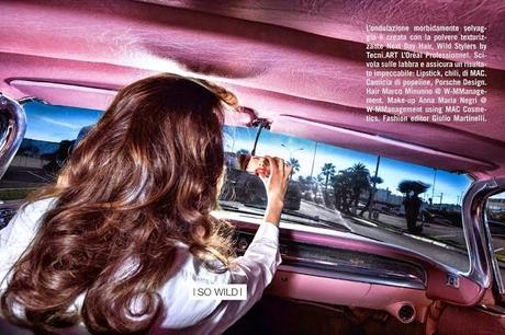 Nikola Romanova by Steve Hiett for Vogue Magazine, Italia, April 2014