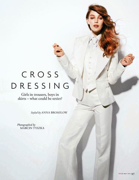 Millie Rose Loggie by Marcin Tyszka for Tatler Magazine, UK, May 2014