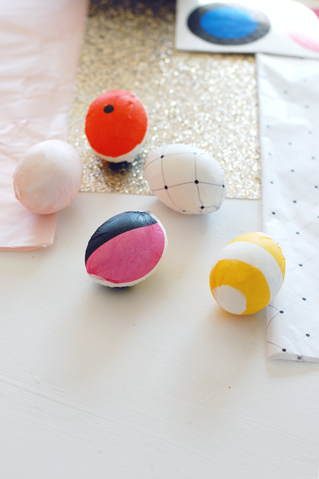 Tissue Paper Easter Eggs Tissue Paper Easter Eggs