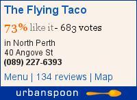 The Flying Taco on Urbanspoon