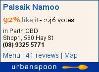 Palsaik Namoo on Urbanspoon