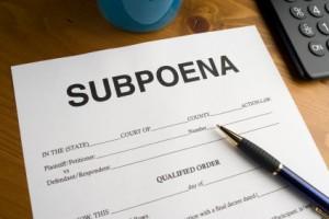 subpoenas