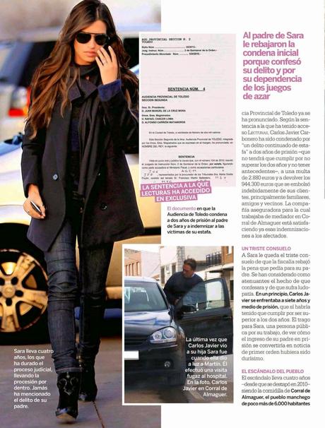 Sara Carbonero For Lecturas Magazine, Spain, April 2014