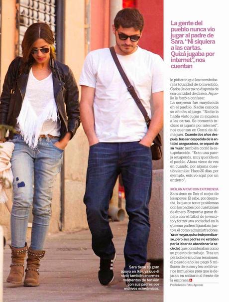 Sara Carbonero For Lecturas Magazine, Spain, April 2014