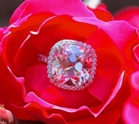 5-carat 'August Vintage' cushion-cut diamond ring