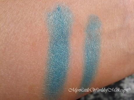 Miss Claire Eye Shadow in Teal  - Review, Swatches and EOTD