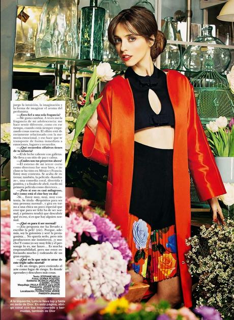 Leticia Dolera For Hola Magazine, Spain, Abril 2014