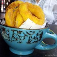 Onion Rings with herbed mayo