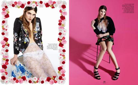 Tess De Vries By Jolijn Snijders For Elle Magazine, Netherlands,
April 2014