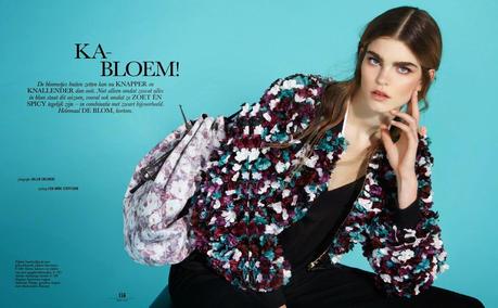 Tess De Vries By Jolijn Snijders For Elle Magazine, Netherlands,
April 2014