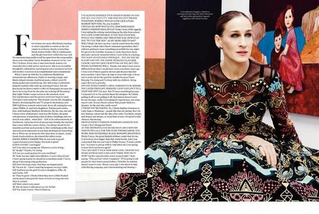 Sarah Jessica Parker For InStyle Magazine, UK, May 2014