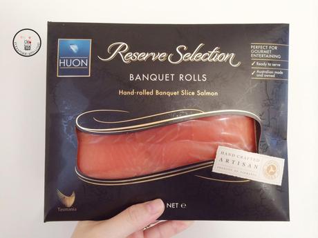 HUON smoked salmon banquet rolls