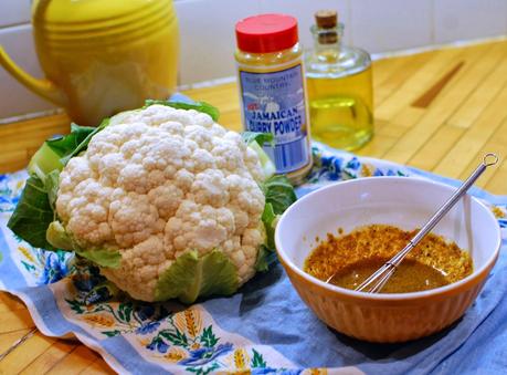 Colorful Curried Cauliflower