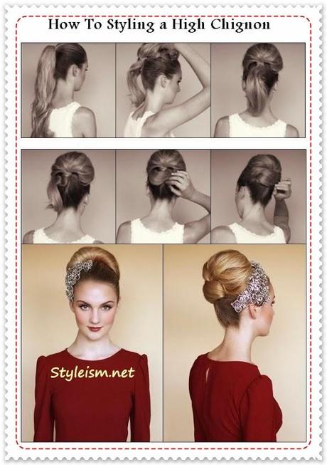How to Styling a High Chignon