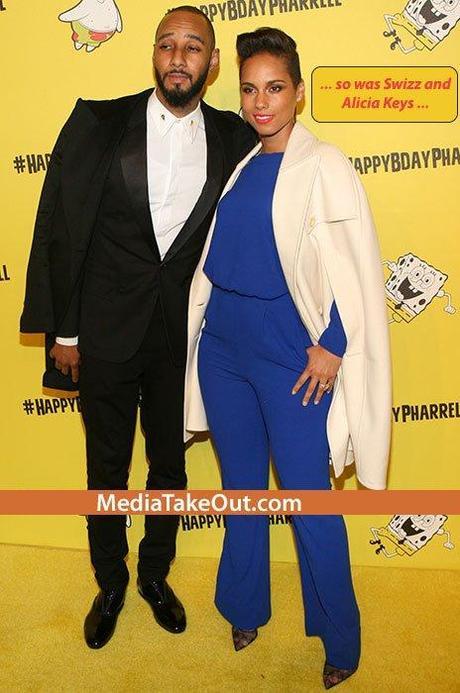 Pictures: @Pharrell Celebrates 41st Birthday With Spongebob Theme!