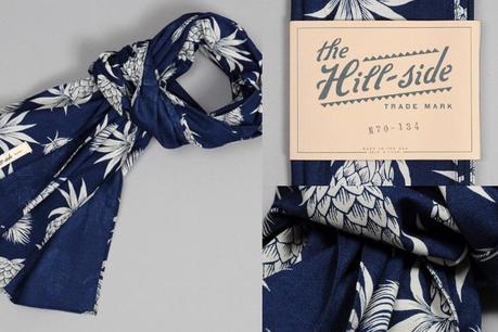 Pineapples Discharge Print Scarf