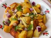 Delhi Aloo Chaat Recipe (Baked Version)