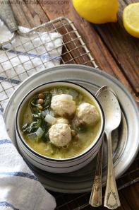 Lentil-Soup-with-Spinach-and-Mini-Chicken-Meatballs