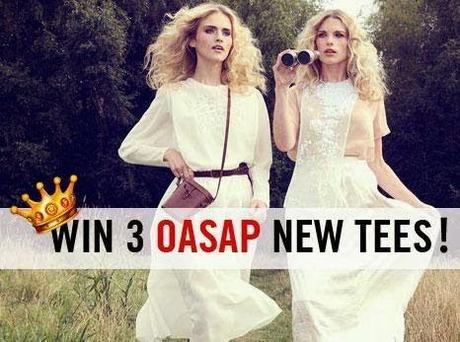 Win 3 OASAP New Tees, Yes, You Heard Me Right, 3 Pieces!!!