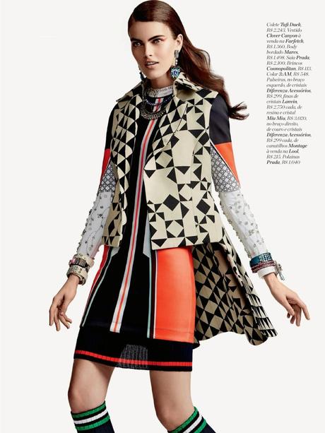 Kamila Hansen By Fabio Bartelt For Marie Claire Magazine, Brazil, April 2014