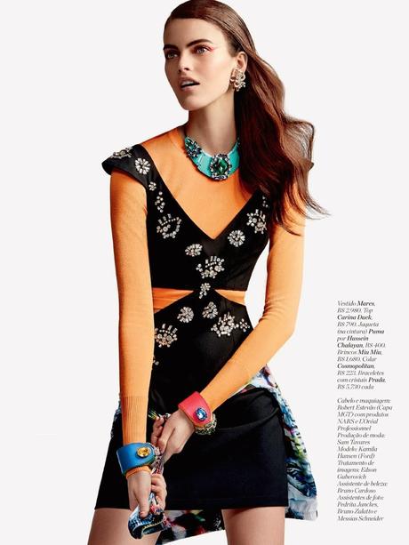 Kamila Hansen By Fabio Bartelt For Marie Claire Magazine, Brazil, April 2014