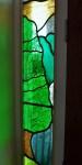detail of stained glass tree