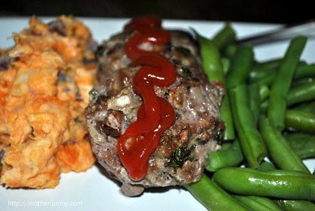 Herby Beefy Meatloaf Muffins