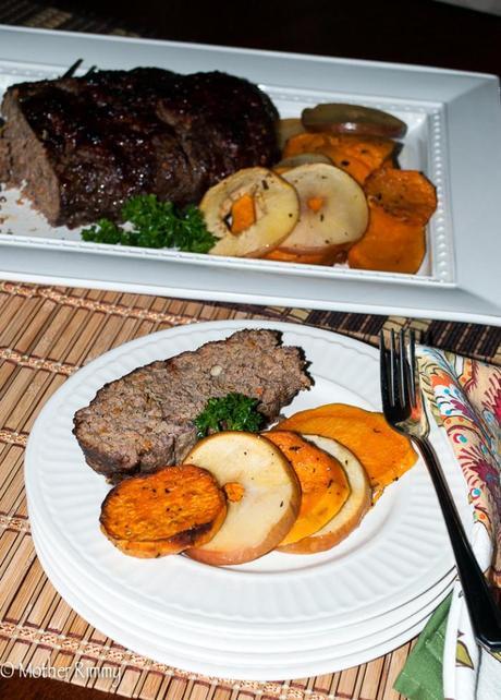 Meatloaf with Mushrooms, Peppers and Carrots