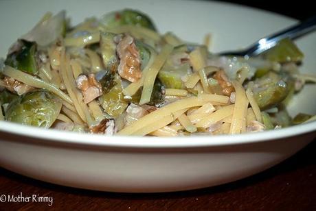 Brussells Sprouts Pasta