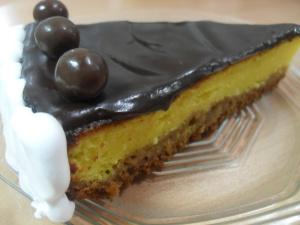 Cheesecake with Chocolate Ganache