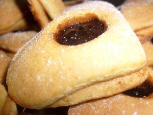 Kranzl Cookies Filled with Homemade Jam