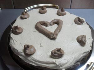 Creamy Chocolate & Peanut Butter Cake