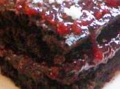 Beetroot Chocolate Cake Layered with Fruit Spread