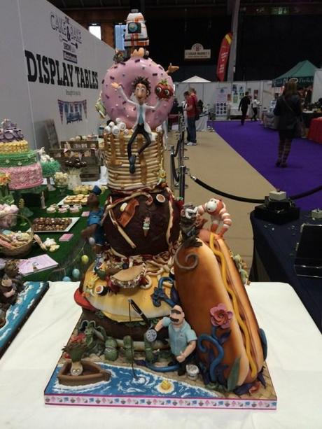 cake and bake show cloudy with a chance of meatballs display cake