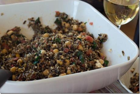 Wild Rice with Spinach, Feta and Tomatoes (4 of 7)