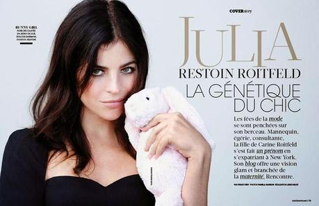 Julia Restoin-Roitfeld For Madame Figaro Magazine, April 2014