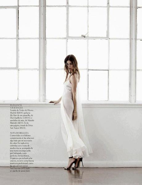 Julia Restoin Roitfeld by Gorka Postigo for Vogue Magazine, Spain, April 2014