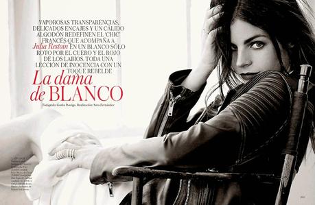 Julia Restoin Roitfeld by Gorka Postigo for Vogue Magazine, Spain,
April 2014