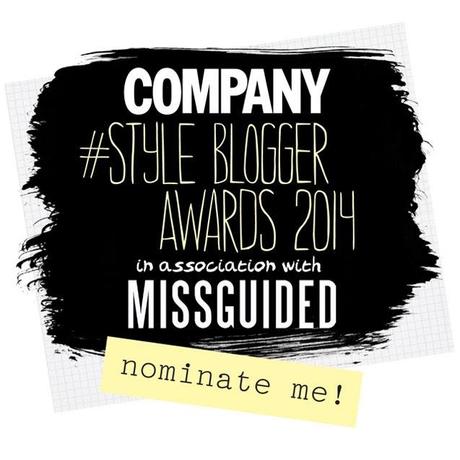 Please nominate my blog for Company style blogger awards!!
