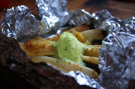 Baked parsnips with garlic and herb butter #166