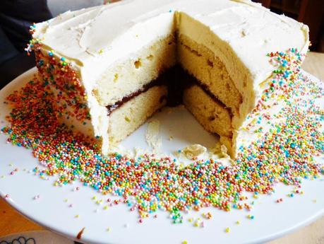 Malibu Sprinkle Cake