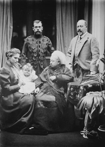 Nicholas Alexandra Olga Queen Victoria Bertie